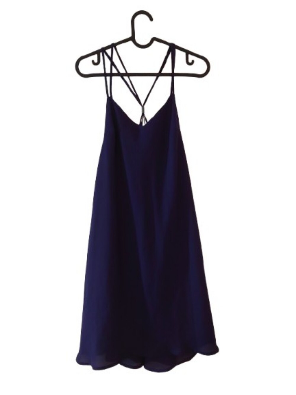 Purple Flowy Slip Dress Size Xs